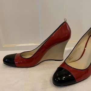 COPY - Haven Cap Toe Nine West Wedge Pump